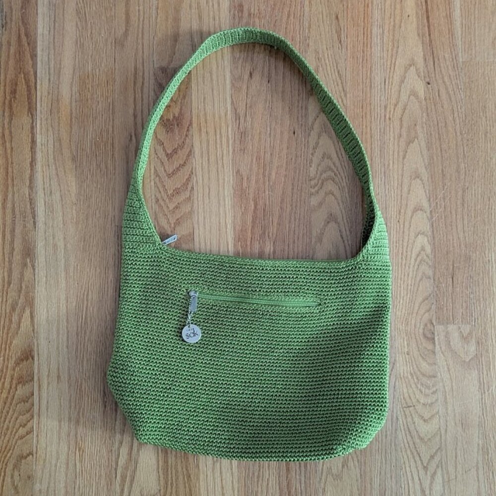 The Sak Crochet Purse  Lime or Green Apple in Color